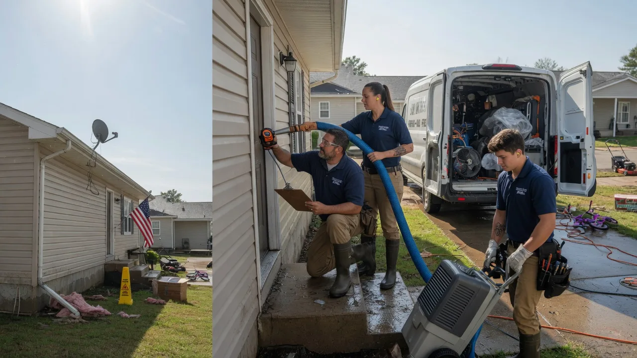Ceiling Water Damage Restoration in Lamar, AR near me
